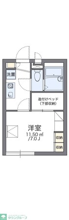 レオパレスラ メゾン三郷の物件間取画像